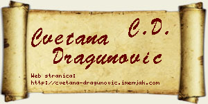 Cvetana Dragunović vizit kartica